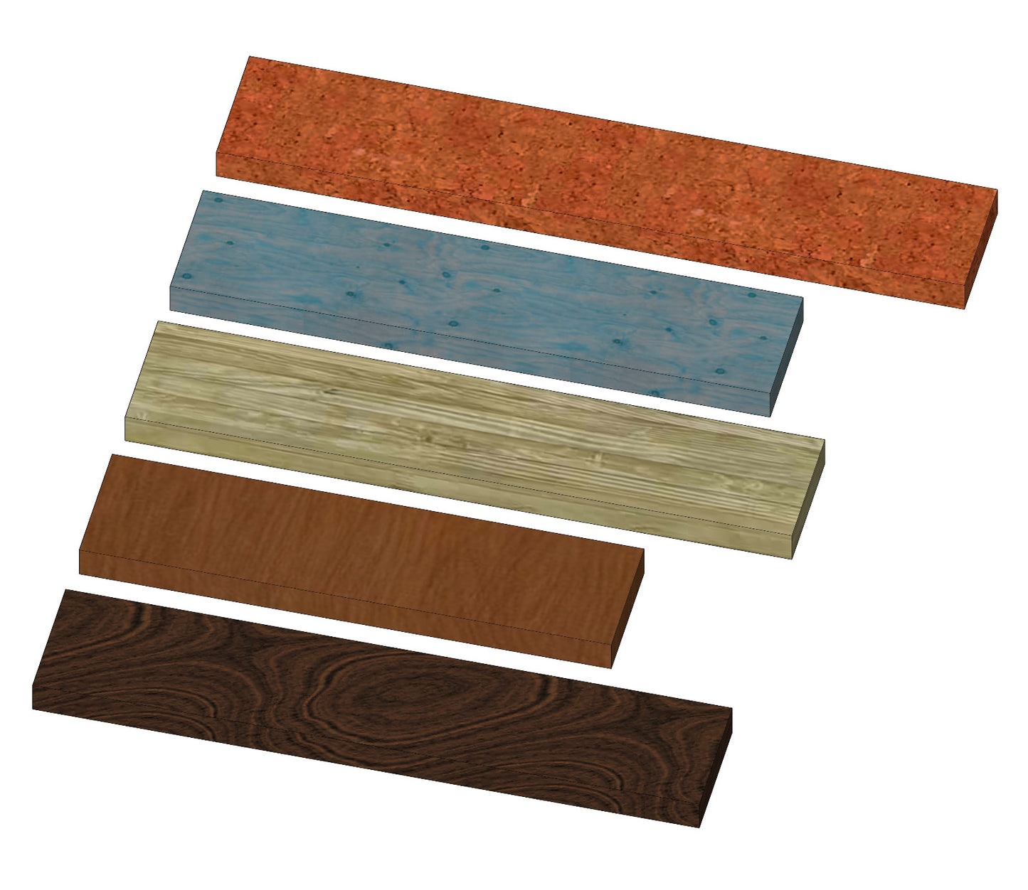 Madera de plástico reciclado