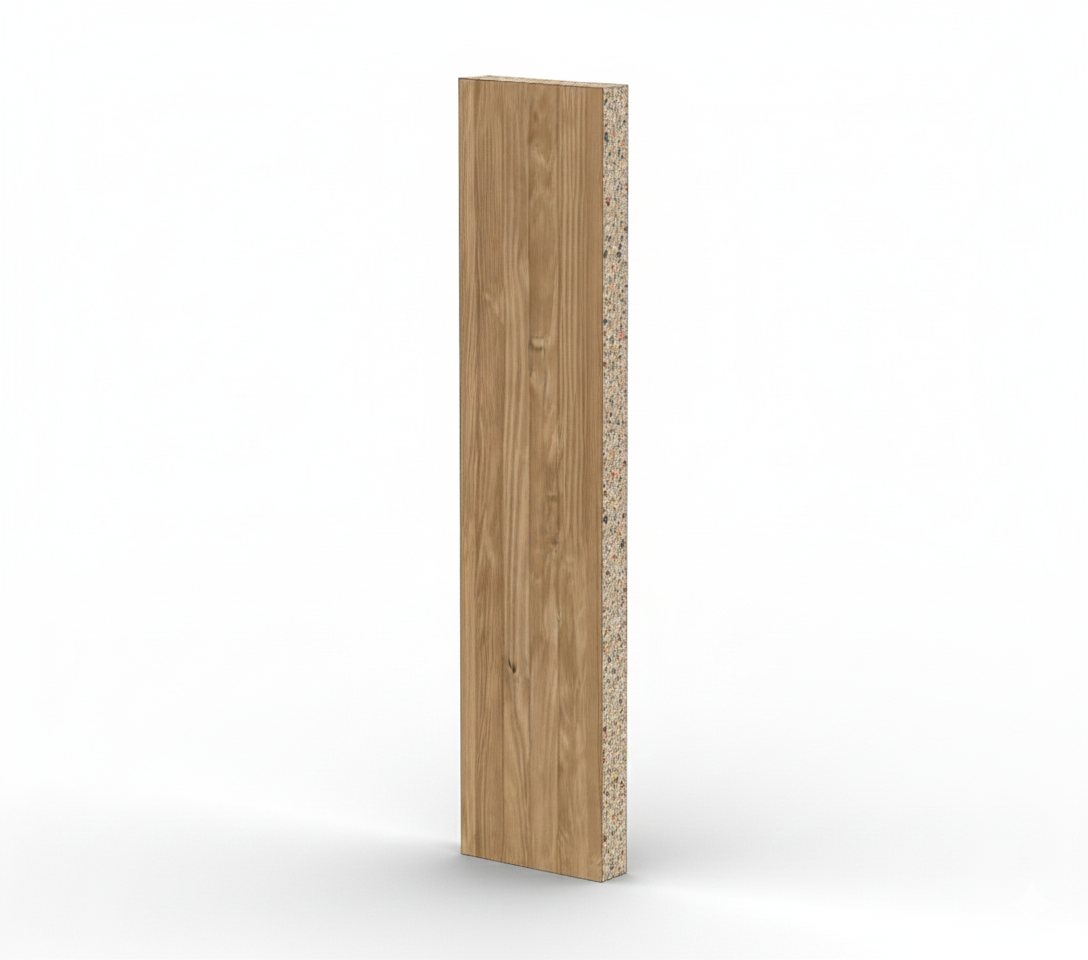 Tablón de plástico reciclado