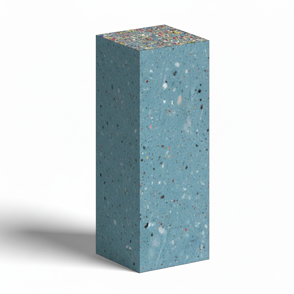 Cuartón de Plástico Reciclado 4x4"