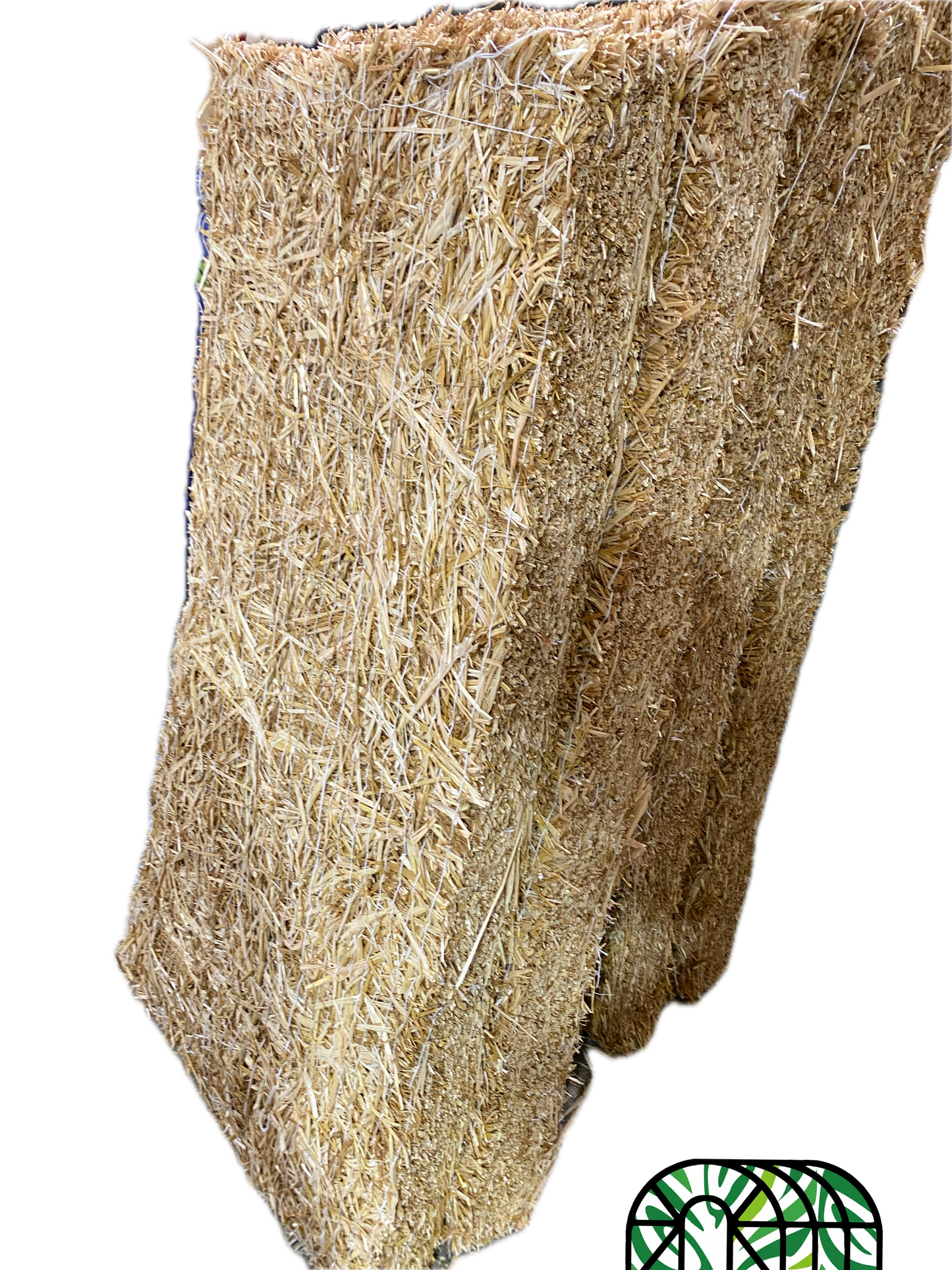 Panel aislante de paja trigo